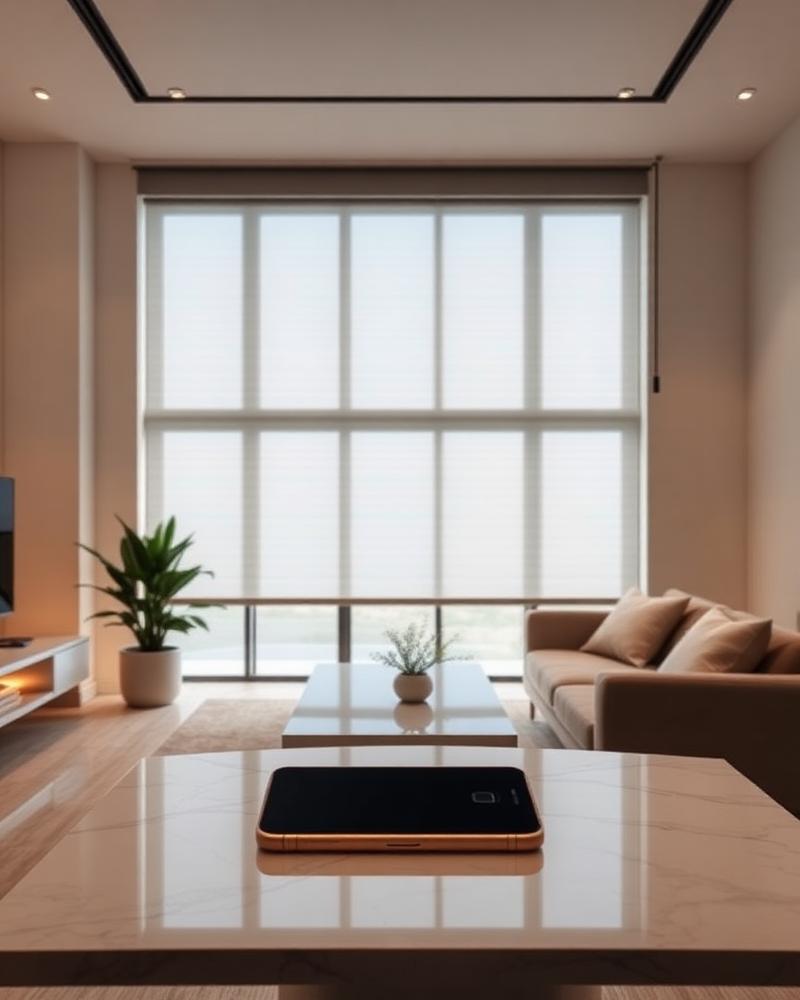 Smart motorized roller shades